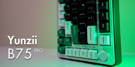 YUNZII Keyboard Video Review B75 Pro